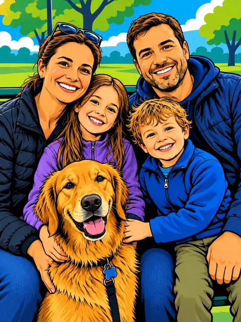 After · Cartoon poster